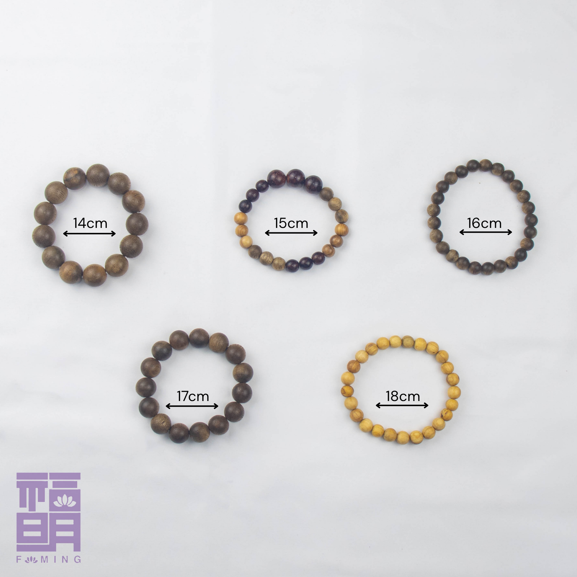 7 Wood Beads